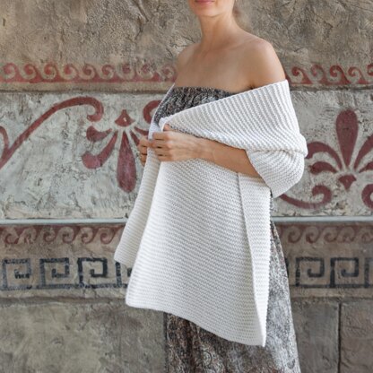 Knitting Pattern Winter Merino Wool Bridal Shawl