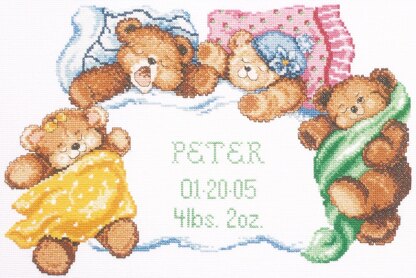 Janlynn Corporation Down for a Nap Cross Stitch Kit - 35.5cm x 24cm