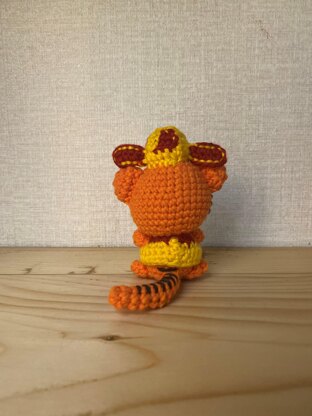 Lucky Tiger amigurumi