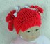 Raggedy Red Baby Hat