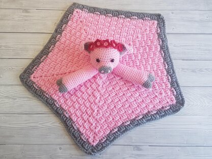 Pip & Petunia Pig Loveys Comforters Crochet Patterns