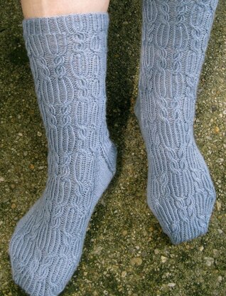 Quincy Cabled Socks