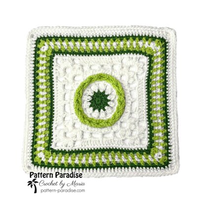 Circle Of Life 12" Afghan Square