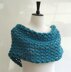 Chunky Cowl with open lattice pattern