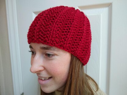 Ribbed Seed Stitch Hat