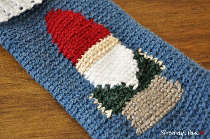 Gnome Christmas Stocking