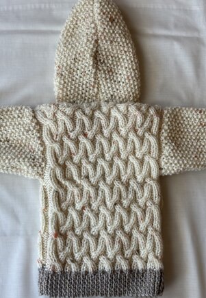 Zest Aran Cardigan for Alex #3