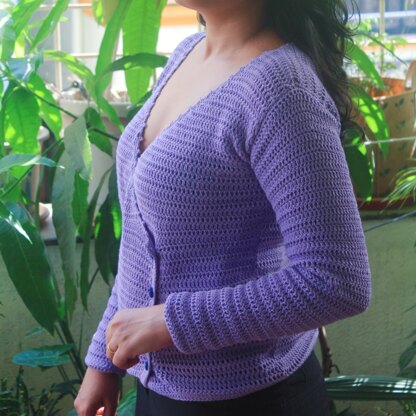 The purple wrap top