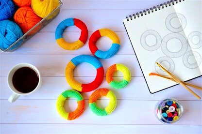 Multi-color stacking rings