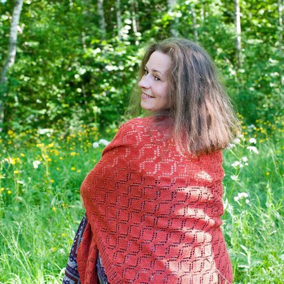 Busy Bee shawl