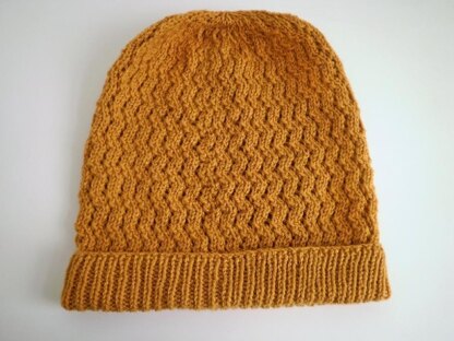 Chevron lace hat