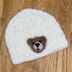 Newborn Baby Teddy Bear Gift Set - Blanket & Hat