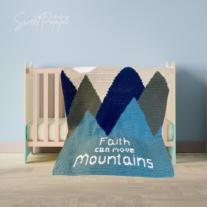 Faith Mountain Baby Blanket