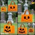 Ghost/Pumpkin Halloween Candy Hauler Tote with Mix and Match Face Options