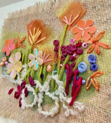 Rowandean Cottage Garden Cards Embroidery Kit