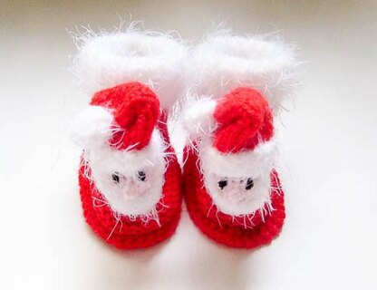 Santa Baby Booties and Mittens