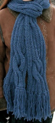 Winding River Ribbed Scarf