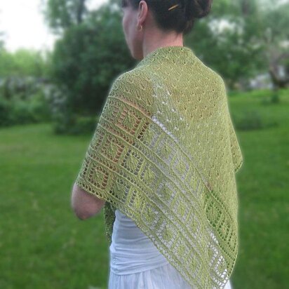 Leaf Garland Shawl