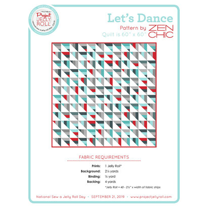 Moda Fabrics Let’s Dance Quilt - Downloadable PDF