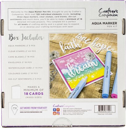 Crafter's Companion Craft Box Kit - Aqua Marker