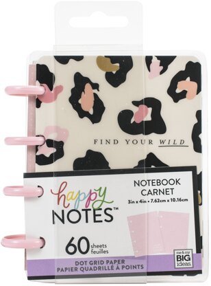 Happy Planner Micro Memo Book W/60 Sheets - Wild Styled Dot Grid