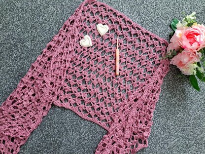 Crochet Esther Prayer Shawl/Wrap Pattern