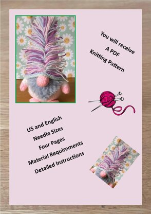 Small Fringed Gnome 23 cms (9 inches high)