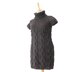 Cable Knitted Dress for Women - Ocean