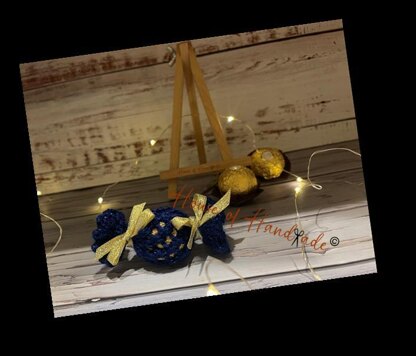 Sweetie Chocolate Wrapper Favour Ferrero Rocher Cover Knitting Pattern