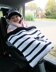 Zebra Car Seat/Pushchair Blanket, Hat & Toy