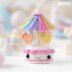 Amigurumi Crochet Pattern for kawaii music box carousel butterfly by AradiyaToys gift tutorial PDF file easy amigurumi pattern DIY project by AradiyaToys (Olka Novytska)