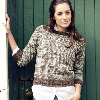 Marais Sweater in Manos del Uruguay Clasica Wool Semi-Solid - 2010A