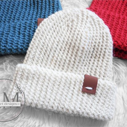 CARTER knit-look fisherman beanie