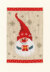Vervaco Greeting Cards Christmas Gnomes (Set of 3) Cross Stitch Kit - 10.5cm x 15cm