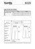 Burda Style Misses' Trousers/Pants with Elastic Waist with Pockets in Seams â€“ Wide Leg B6229 - Paper Pattern, Size 6-16