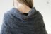 Cable Mohair Poncho