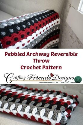 Pebbled Archway Reversible Throw