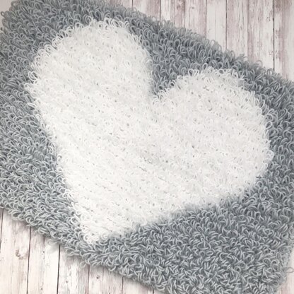 Loopy Heart Rug