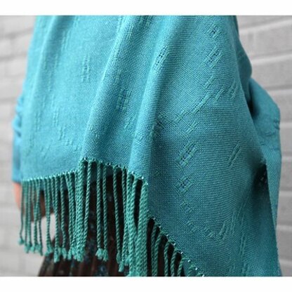 Valley Yarns #67 Zephyr Shawl in 8-Shaft Atwater-Bronson