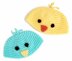 Baby Chick Hats in Red Heart Super Saver Economy Solids - LM5493 - Downloadable PDF
