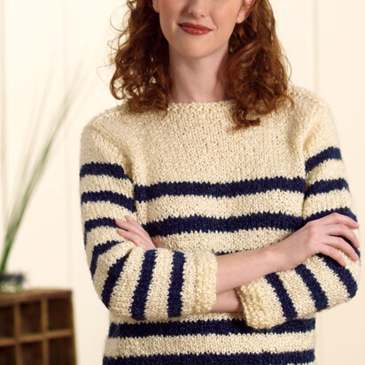 Nautical Pullover in Lion Brand Homespun - 20062