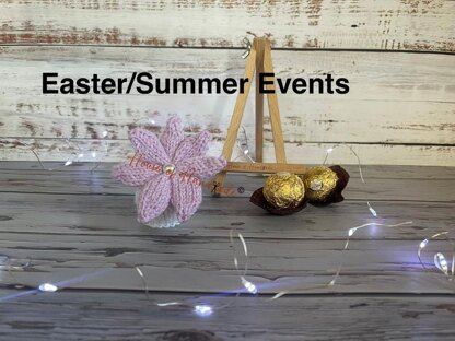 Flowers Ferrero Rocher Cover Favours Knitting Pattern