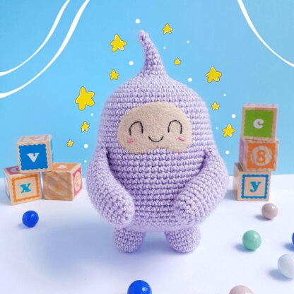 Hugh the Worry Monster Crochet Amigurumi Pattern