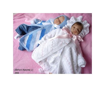 Knitting Pattern baby jacket & hat UK & USA Terms #88