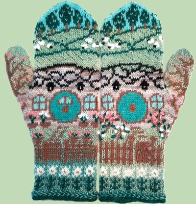 Spring in the Valley Mittens and Mitts