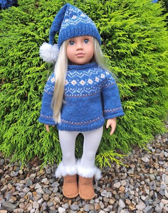 Blue Skies Sweater and Beanie