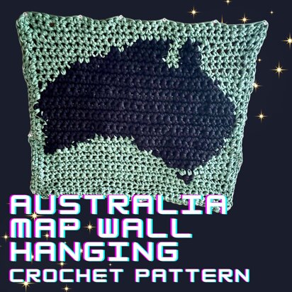 Australia Map Wall Hanging