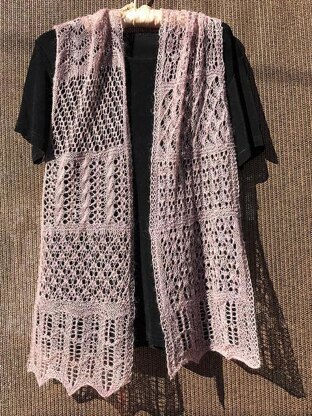 2015 Year of Beaded - Or Not - Lace Scarf