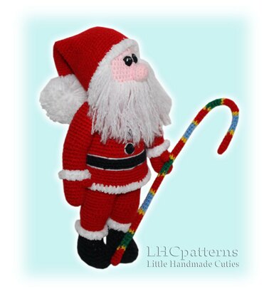 Santa Claus Crochet Pattern, Father Christmas Crochet Pattern, Doll Crochet Pattern, Amigurimi Santa Claus