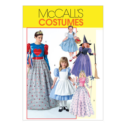 McCall's Misses'/Children's/Girls' Costumes M4948 - Sewing Pattern